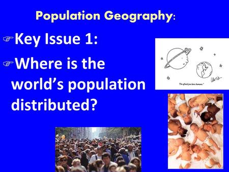 Population Geography: