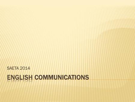 English Communications