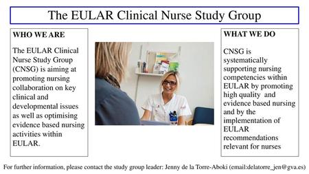 The EULAR Clinical Nurse Study Group