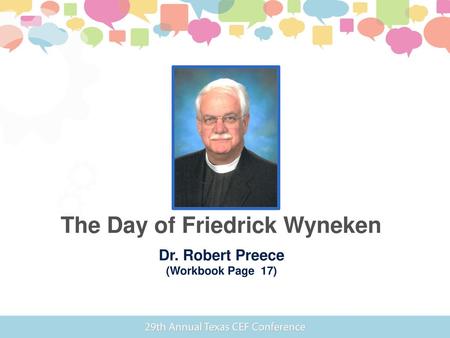 The Day of Friedrick Wyneken