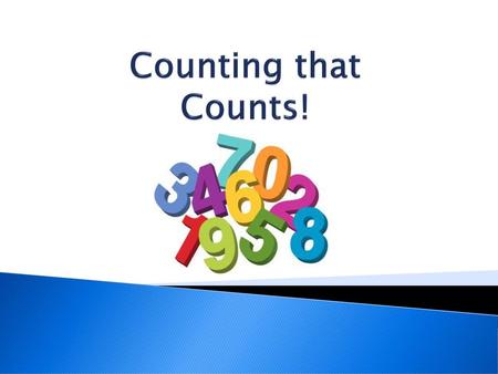 Counting that Counts!.