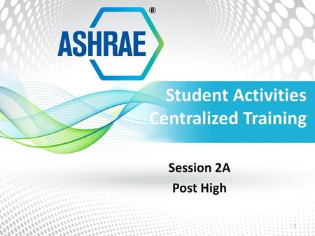 Student Activities Centralized Training