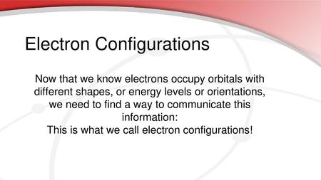 Electron Configurations