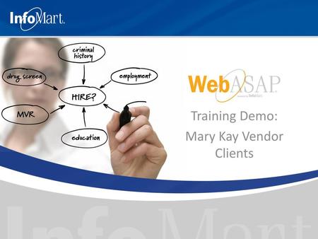 Training Demo: Mary Kay Vendor Clients