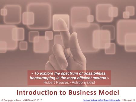 Introduction to Business Model