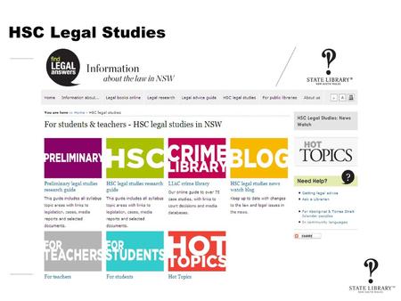 HSC Legal Studies.