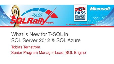 What is New for T-SQL in SQL Server 2012 & SQL Azure