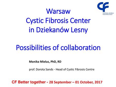 Cystic Fibrosis Center in Dziekanów Lesny