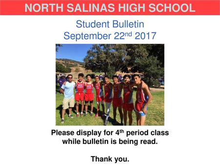 NORTH SALINAS HIGH SCHOOL