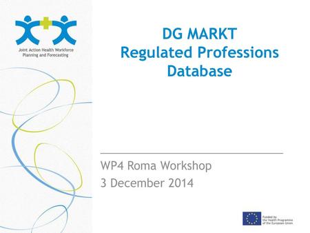 Regulated Professions Database