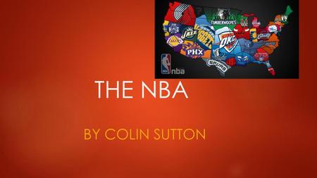 THE NBA BY COLIN SUTTON.