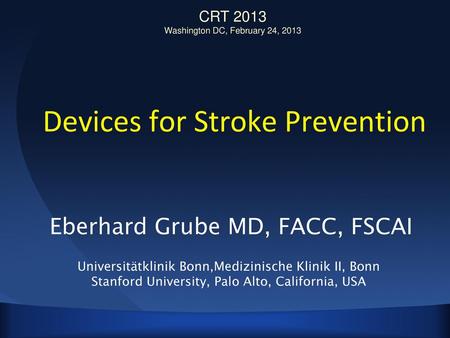 Devices for Stroke Prevention