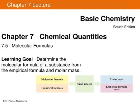 Chapter 7 Chemical Quantities