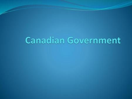 Canadian Government.