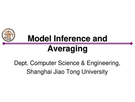 Model Inference and Averaging