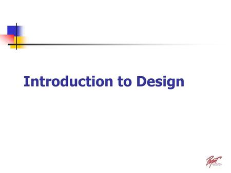 Introduction to Design