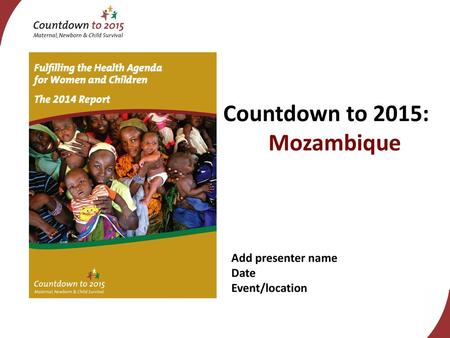 Countdown to 2015: Mozambique