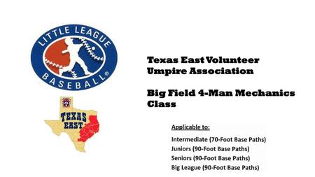 Texas East Volunteer Umpire Association