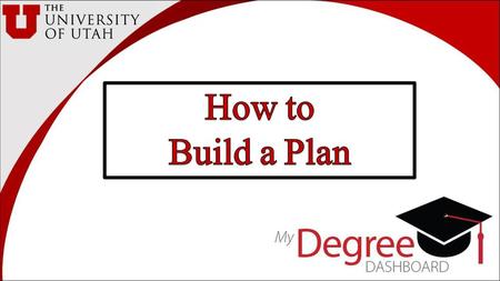 How to Build a Plan.