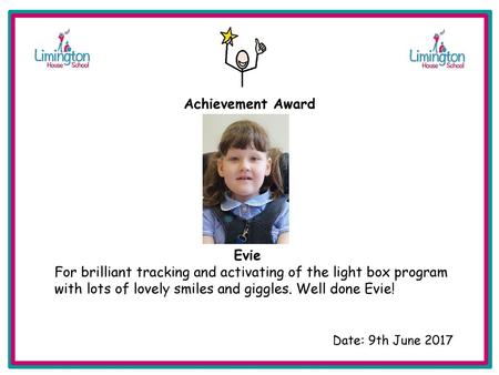 Achievement Award Evie