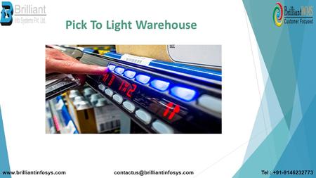 Pick To Light Warehouse :