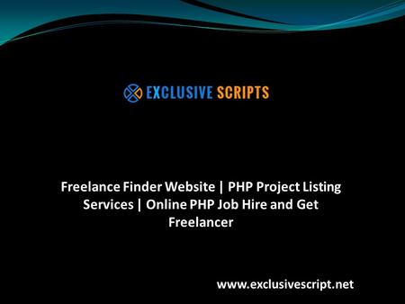 Freelance Finder Website | PHP Project Listing Services | Online PHP Job Hire and Get Freelancer