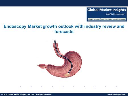 © 2016 Global Market Insights, Inc. USA. All Rights Reserved  Fuel Cell Market size worth $25.5bn by 2024 Endoscopy Market growth outlook.