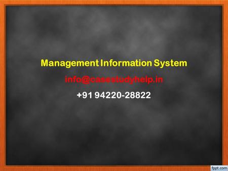 Management Information System