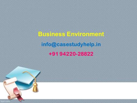 Business Environment