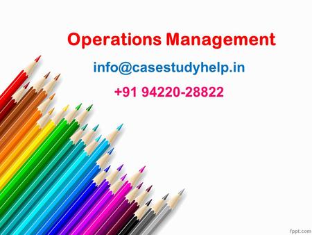 Operations Management