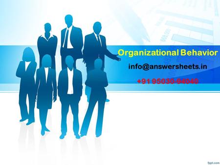 Organizational Behavior