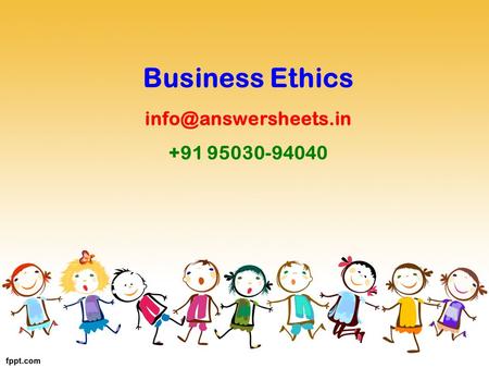 Business Ethics