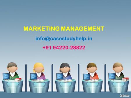 MARKETING MANAGEMENT