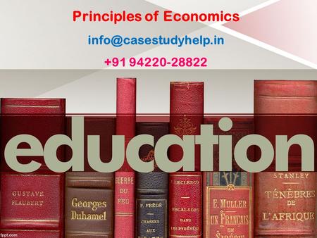 Principles of Economics