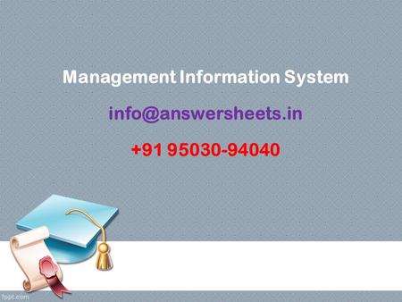 Management Information System