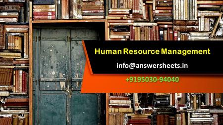 This presentation uses a free template provided by FPPT.com  Human Resource Management