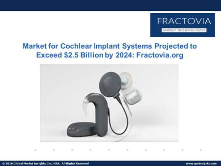 Cochlear Implant Systems market to reach $2.5B: 5 things to know