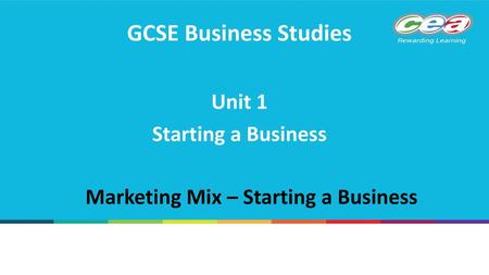 Marketing Mix – Starting a Business