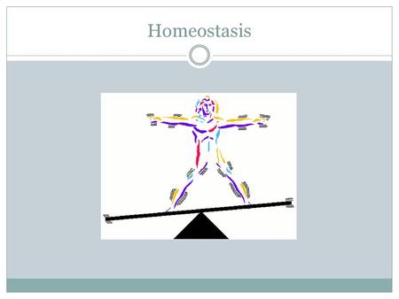 Homeostasis.