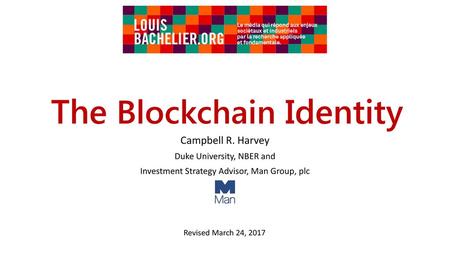 The Blockchain Identity