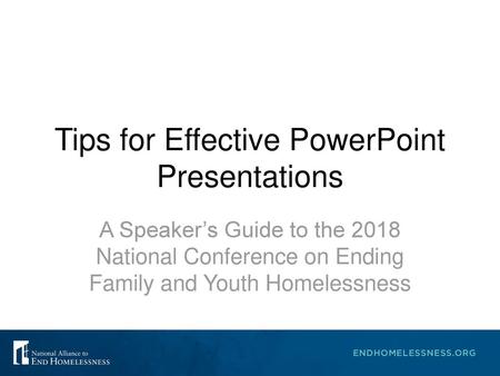 Tips for Effective PowerPoint Presentations