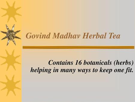 Govind Madhav Herbal Tea