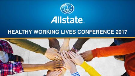 Healthy working lives conference 2017