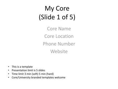 Core Name Core Location Phone Number Website