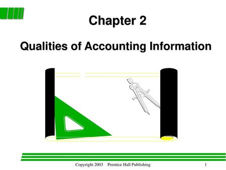 Qualities of Accounting Information