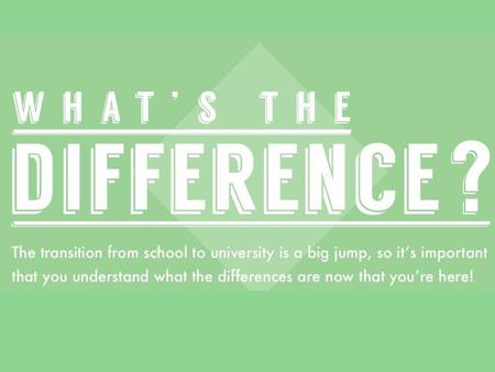 What’s the Difference? Living School University