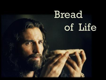 Bread 	of Life.