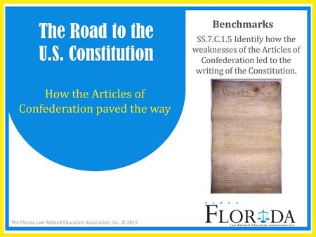 The Road to the U.S. Constitution