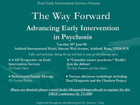 Advancing Early Intervention in Psychosis