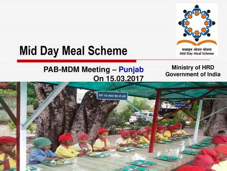 Mid Day Meal Scheme PAB-MDM Meeting – Punjab On